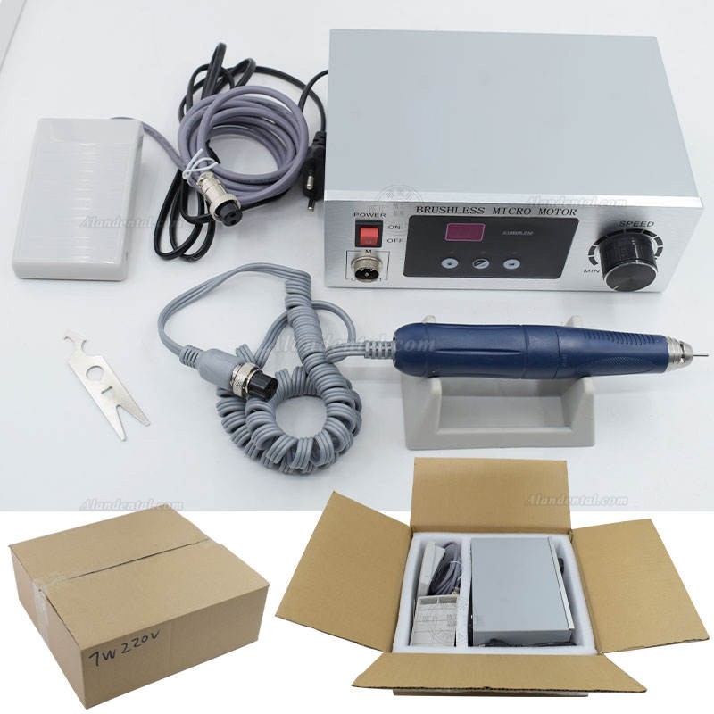 Dental Lab Micromotor with 70000RPM Brushless Handpiece